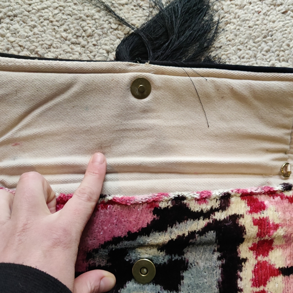 Ikat Baldiz Boho Clutch Purse - Picture 9 of 11